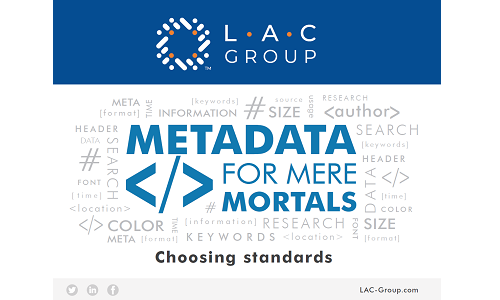 Report: Choosing metadata standards